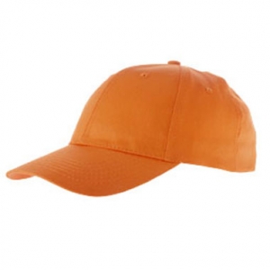 Casquette orange personnalisable